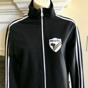 Women’s BRASIL Track Futbol Jacket size Small